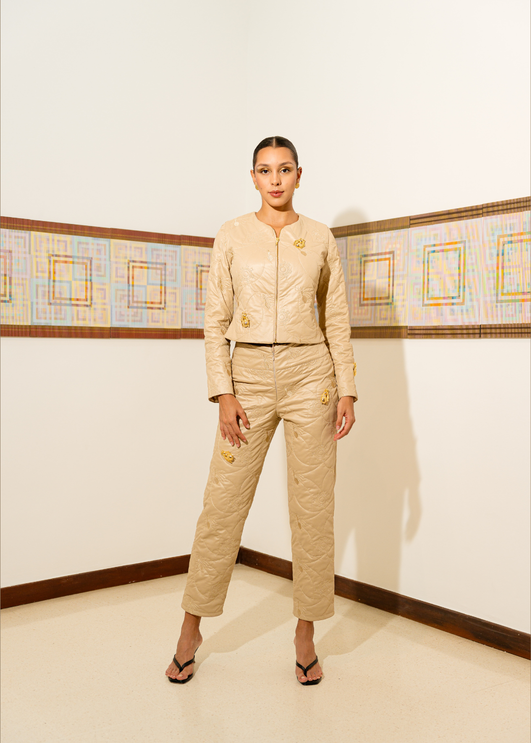 Chaqueta Acolchado Hormigas