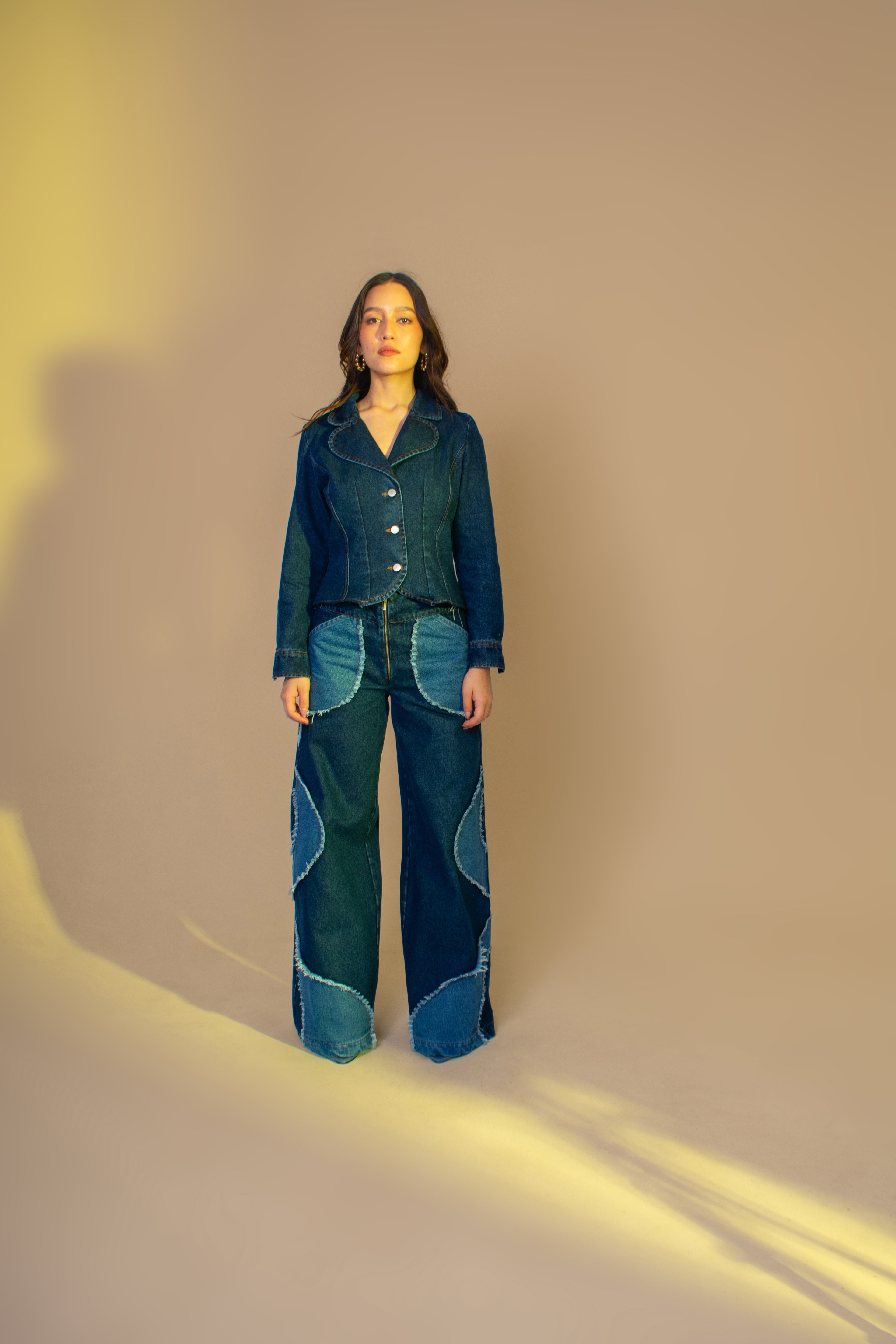 Chaqueta Curvas Denim