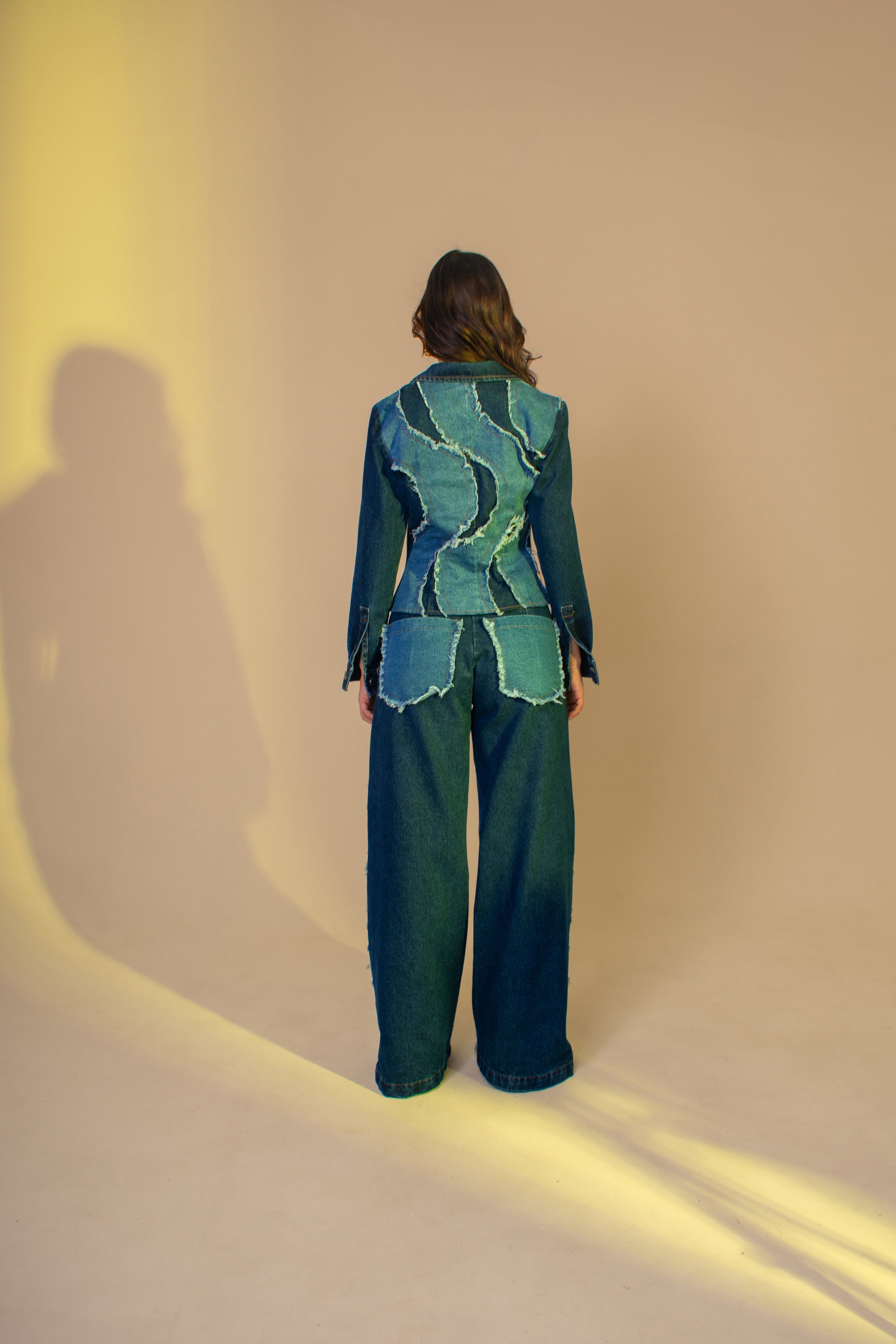 Chaqueta Curvas Denim