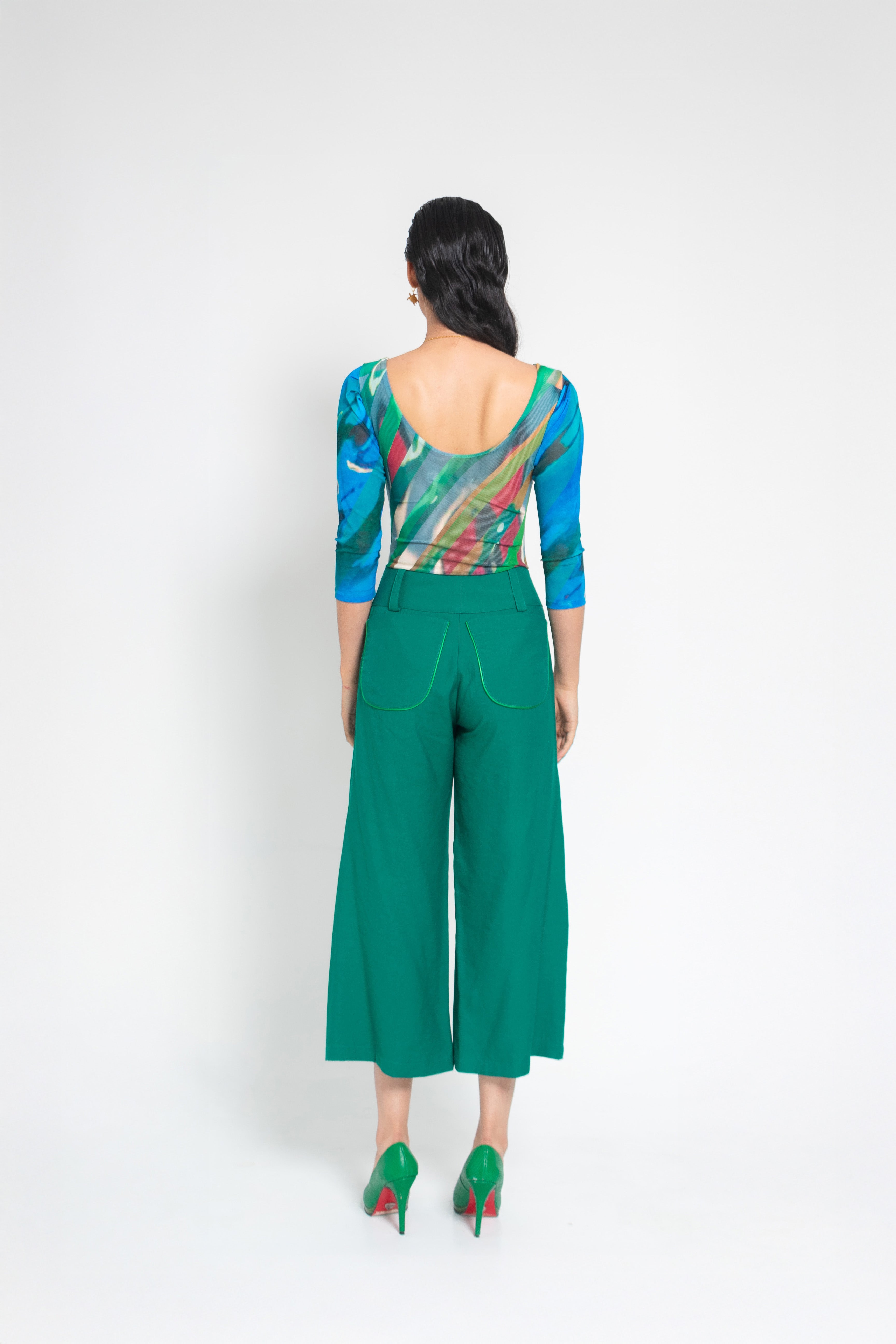 Pantalón Cargo Verde