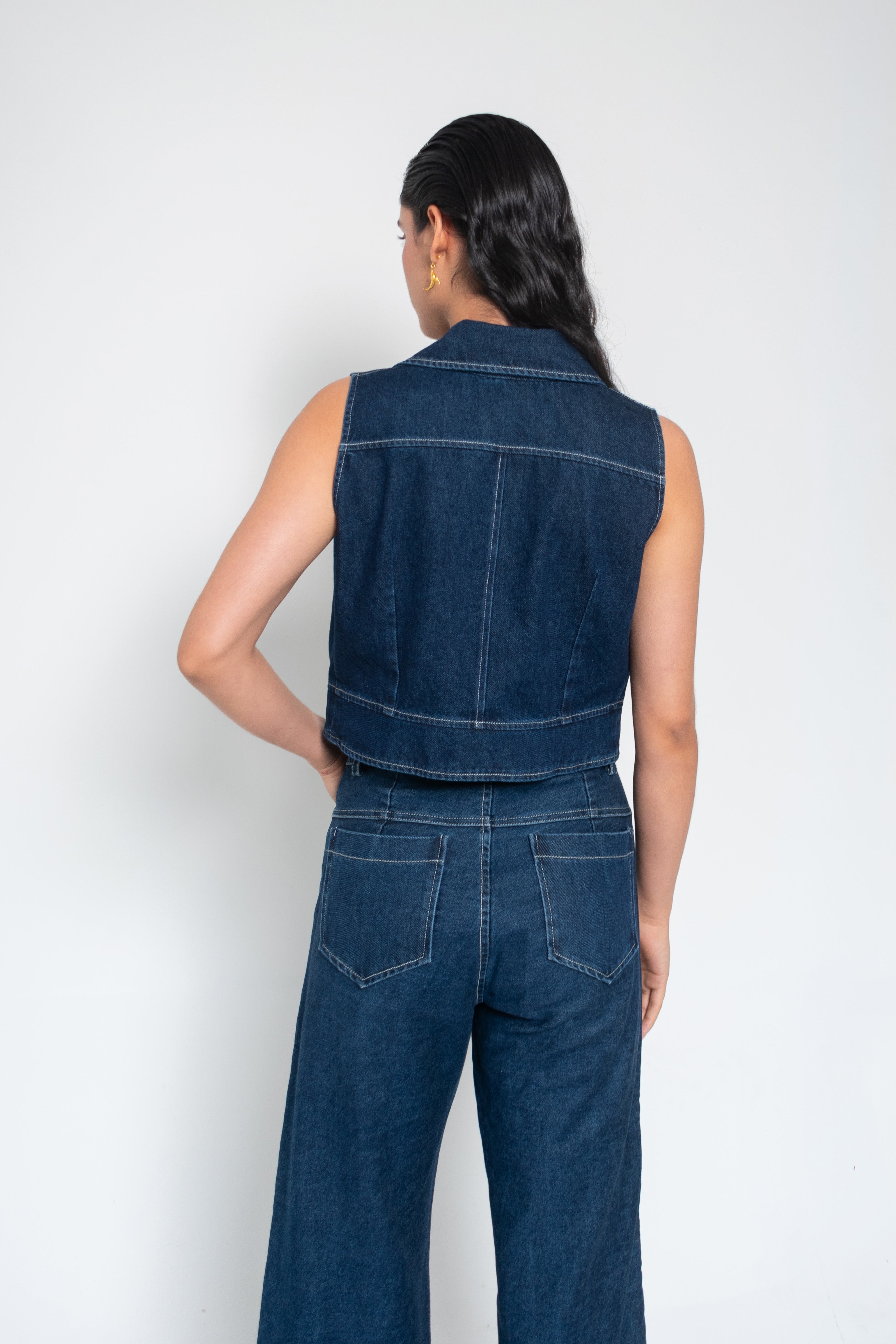 Pantalón Cargo Denim Ballenas