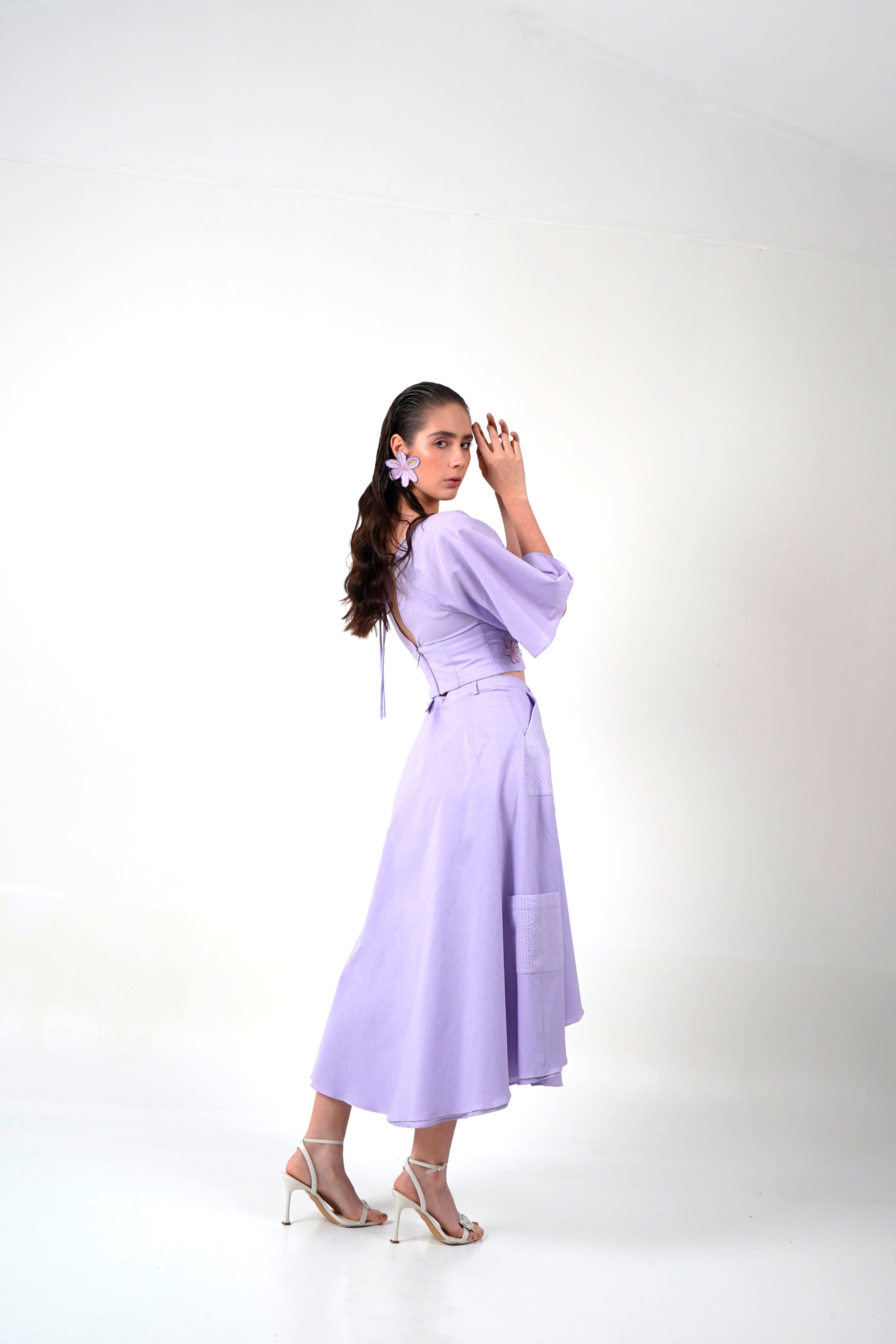 Falda Cruzada Lirios