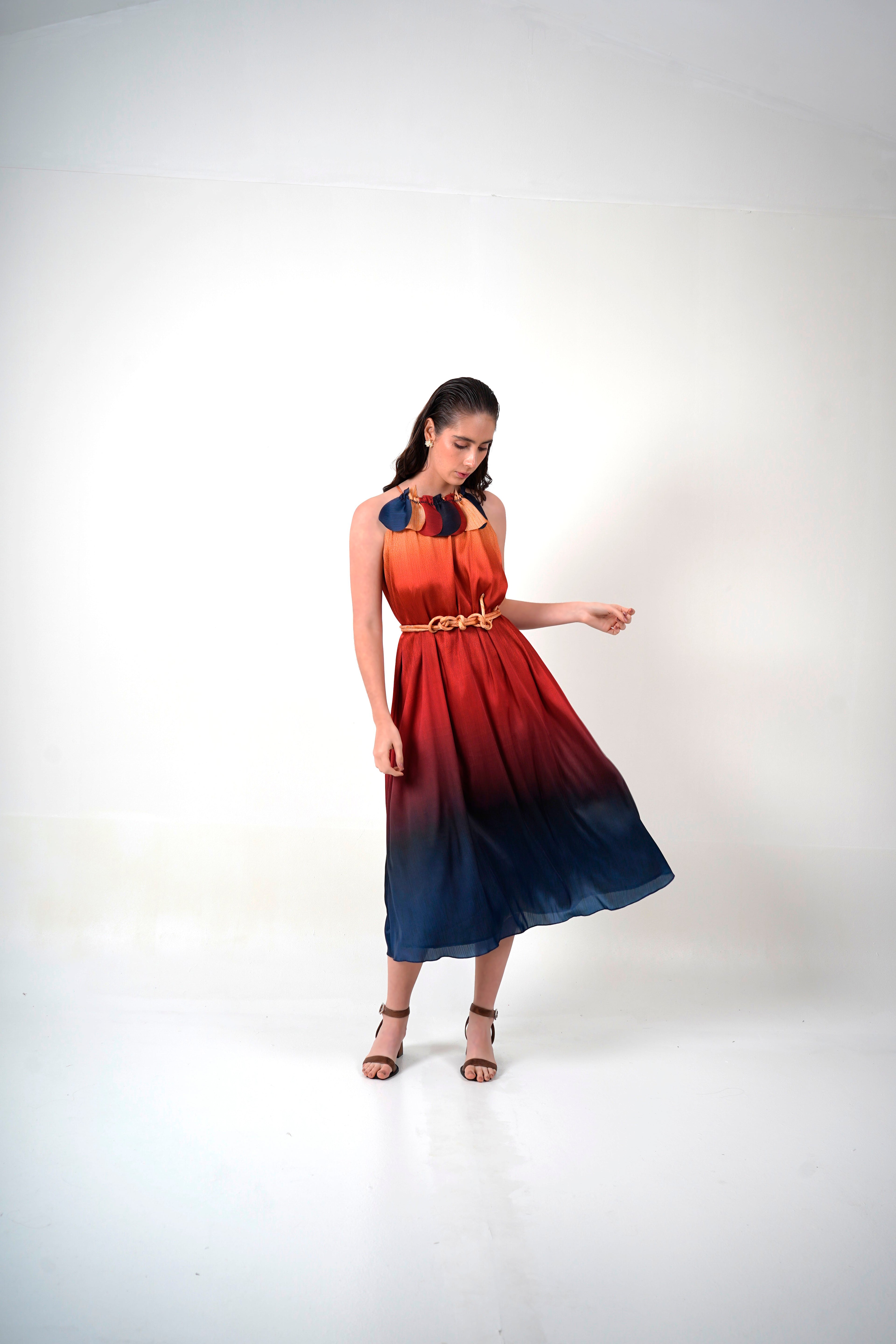 Vestido Halter Anochecer