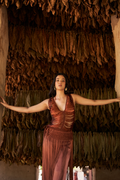 Top Macrame Ocre