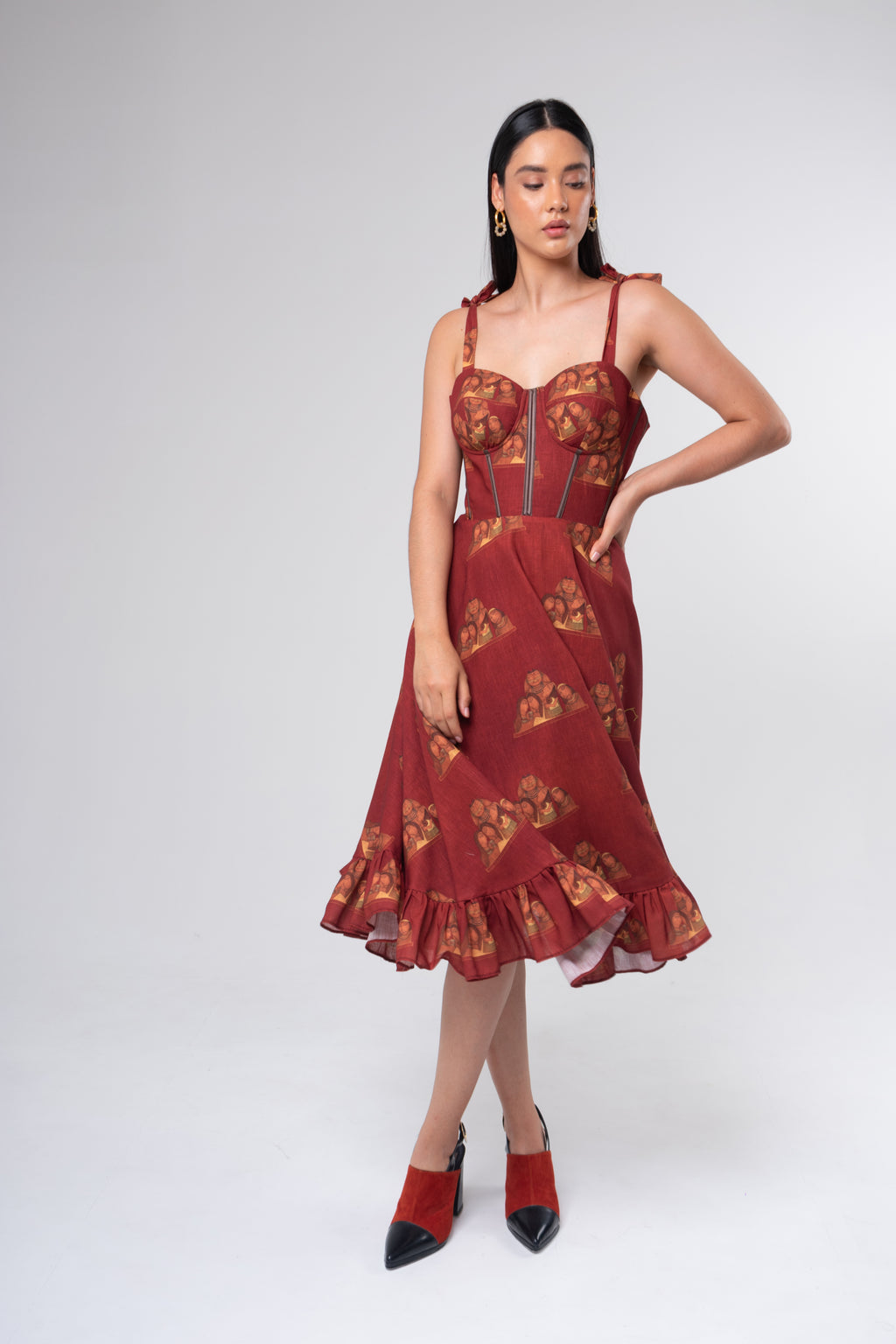 Vestido Miniprint Caras