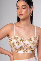 Crop Top Mariposas