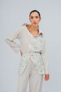Camisa Asimetrica Soles Dots