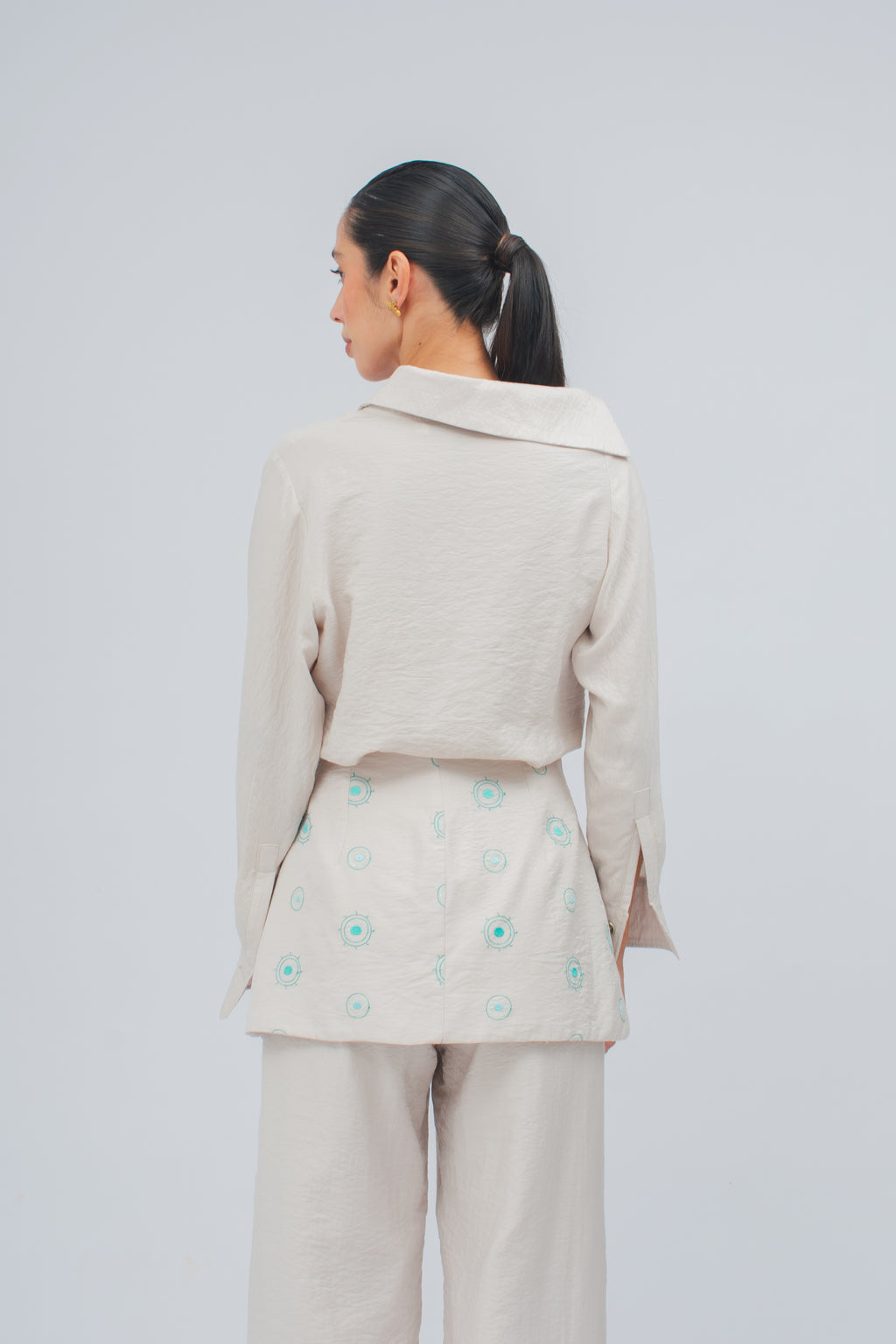 Camisa Asimetrica Soles Dots
