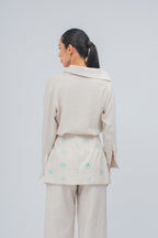 Camisa Asimetrica Soles Dots