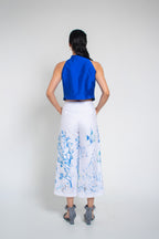 Blusa Halter Azul