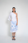 Vestido Asimétrico Coral Azul