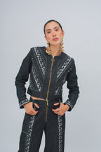 Chaqueta Cropped Denim