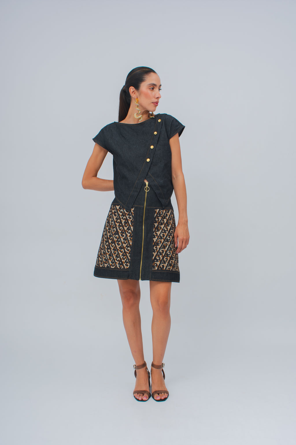 Falda Denim Randas