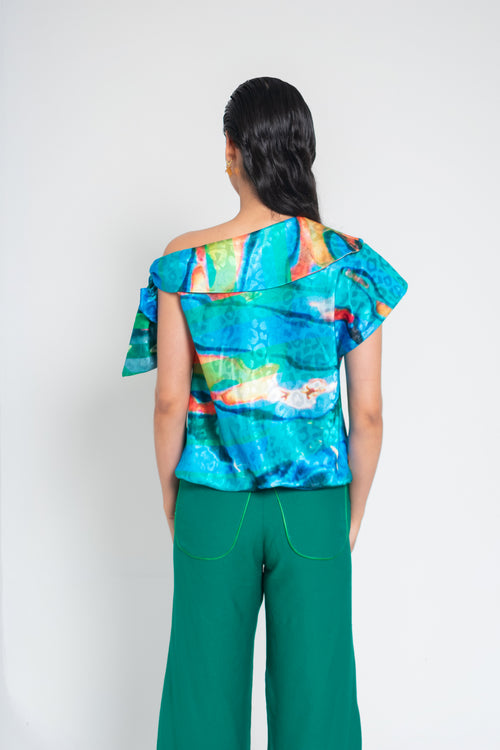 Blusa Reflejos Nudo