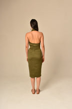 Blusa Halter Cuello Envolvente