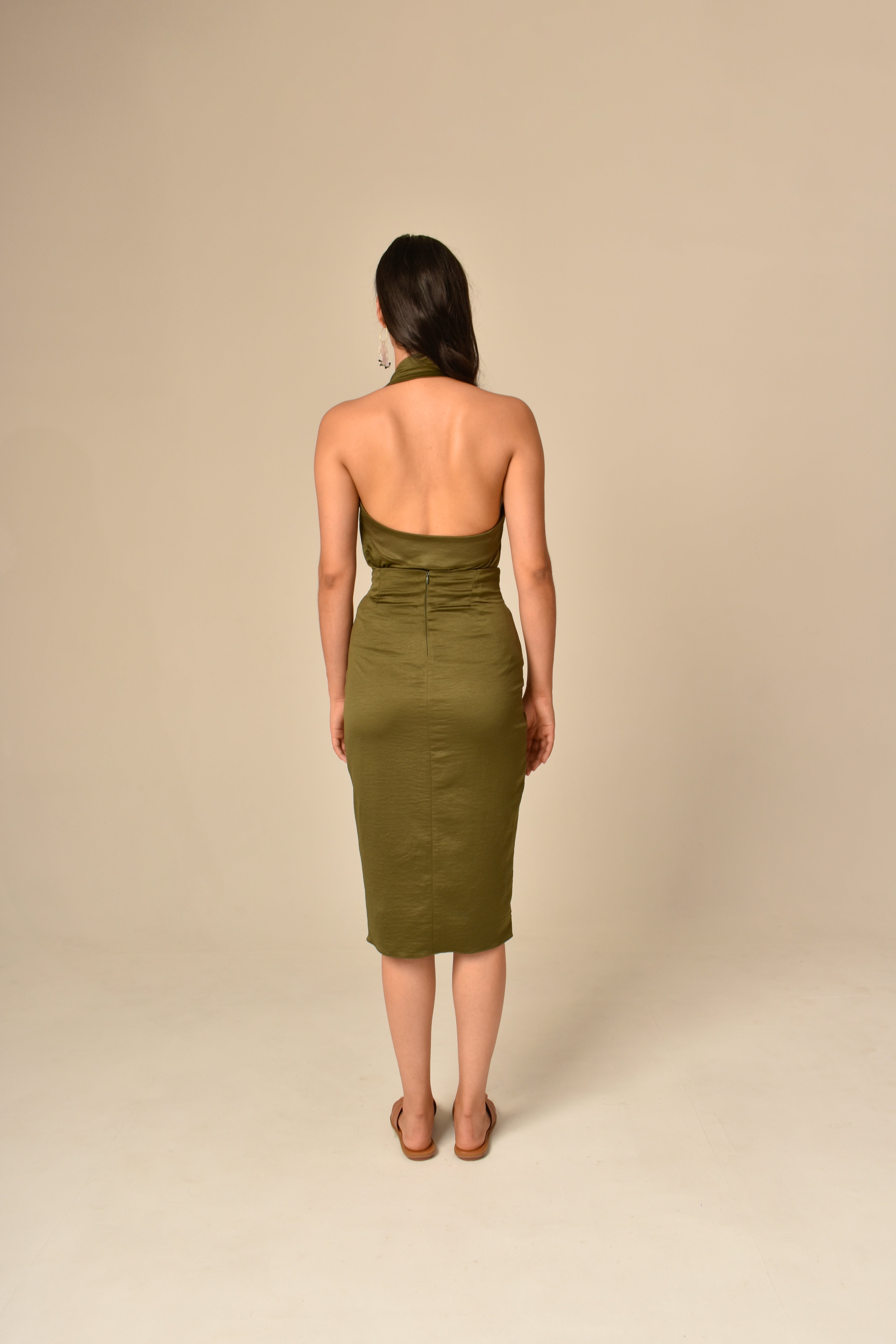 Blusa Halter Cuello Envolvente