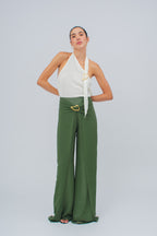 Blusa Asimetrica Blanca