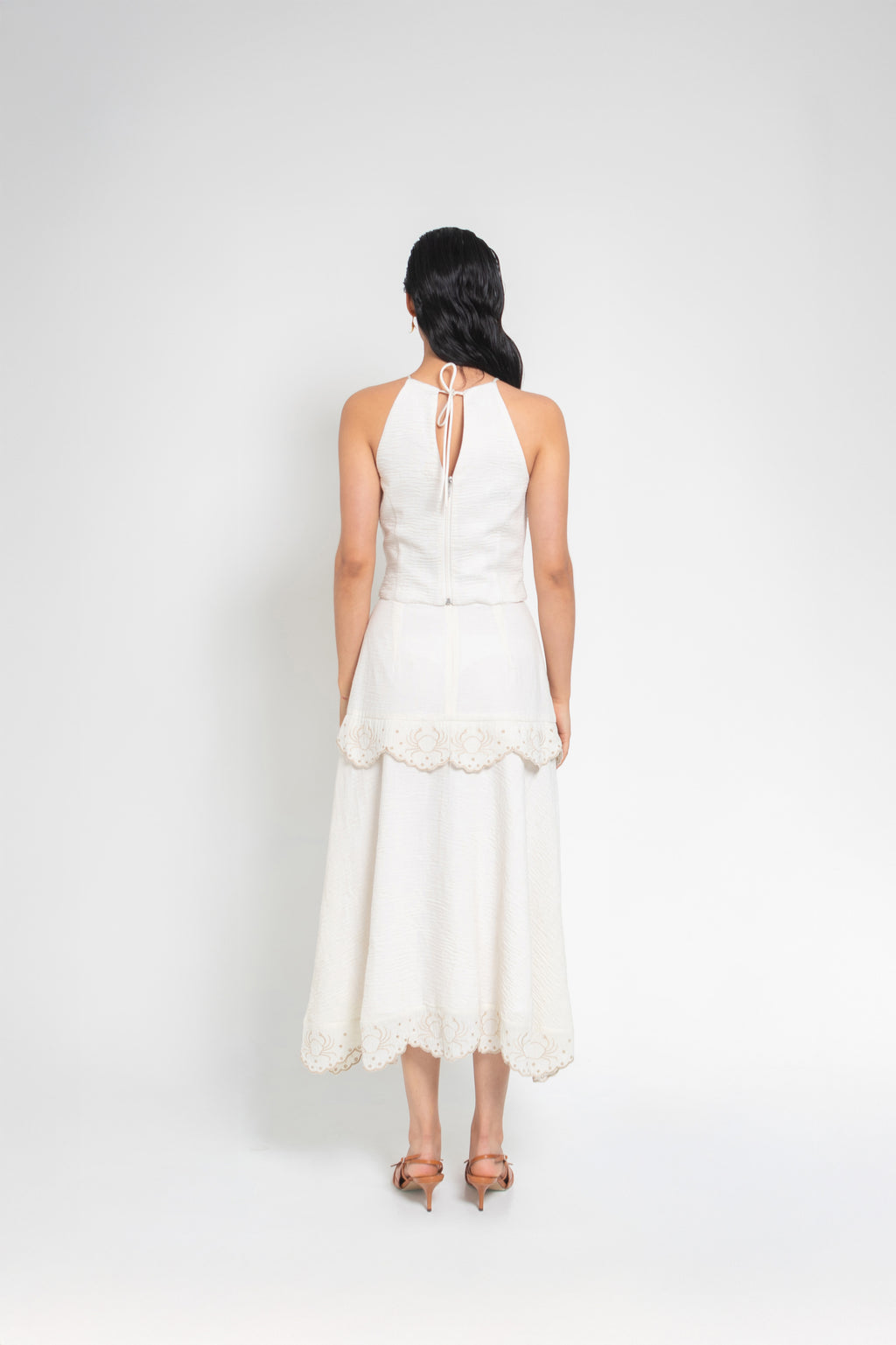 Blusa Halter Cangrejos