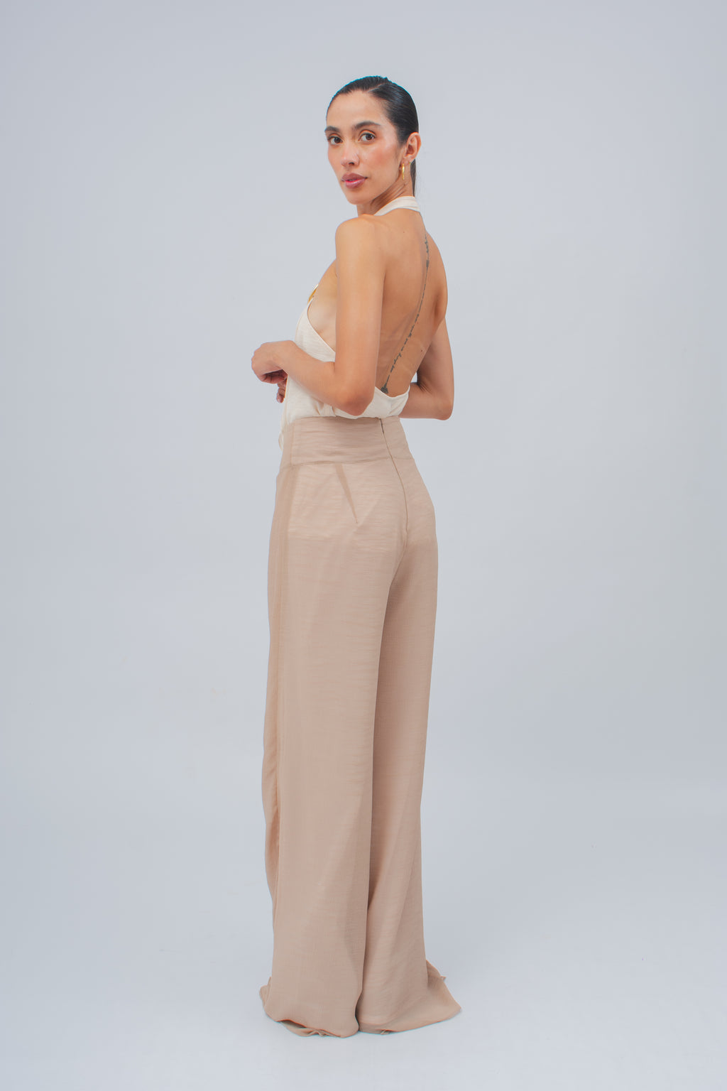 Blusa Asimetrica Palo Rosa