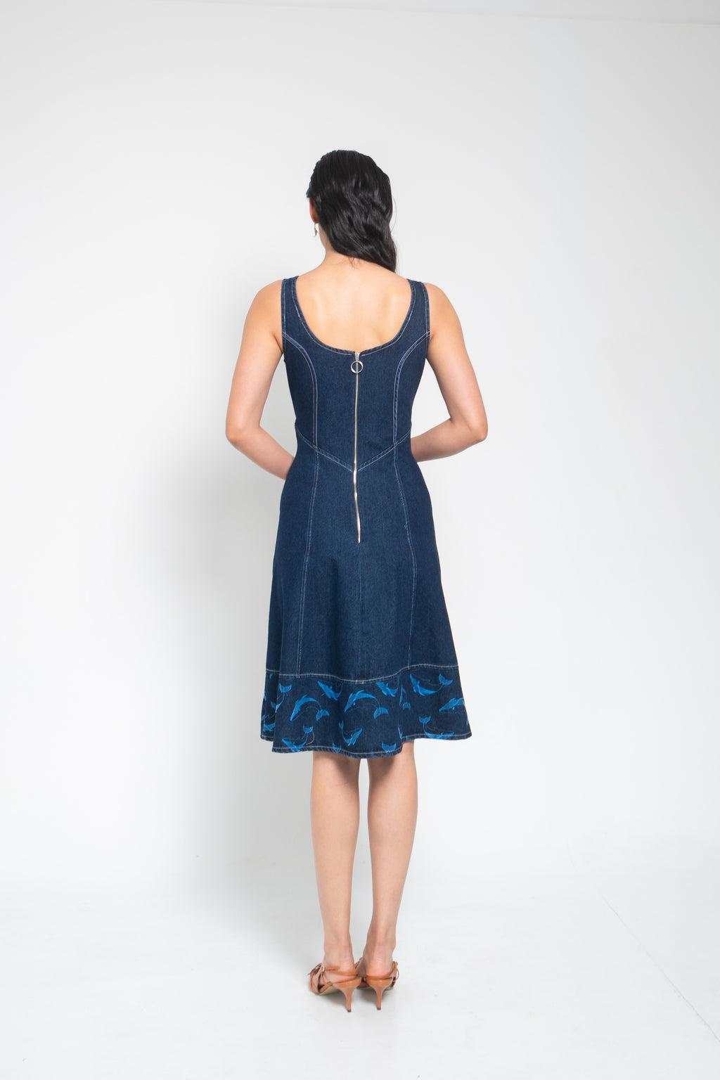 Vestido Denim Ballenas