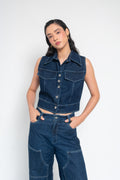 Chaleco Denim