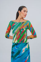 Blusa Mesh Reflejos