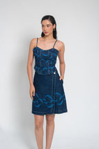 Falda Ballenas Denim