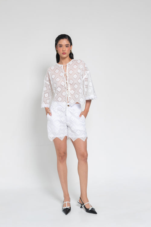Blusa Anudar Rombo