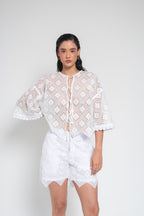 Blusa Anudar Rombo