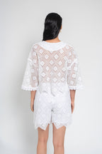 Blusa Anudar Rombo