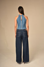 Top Halter Denim