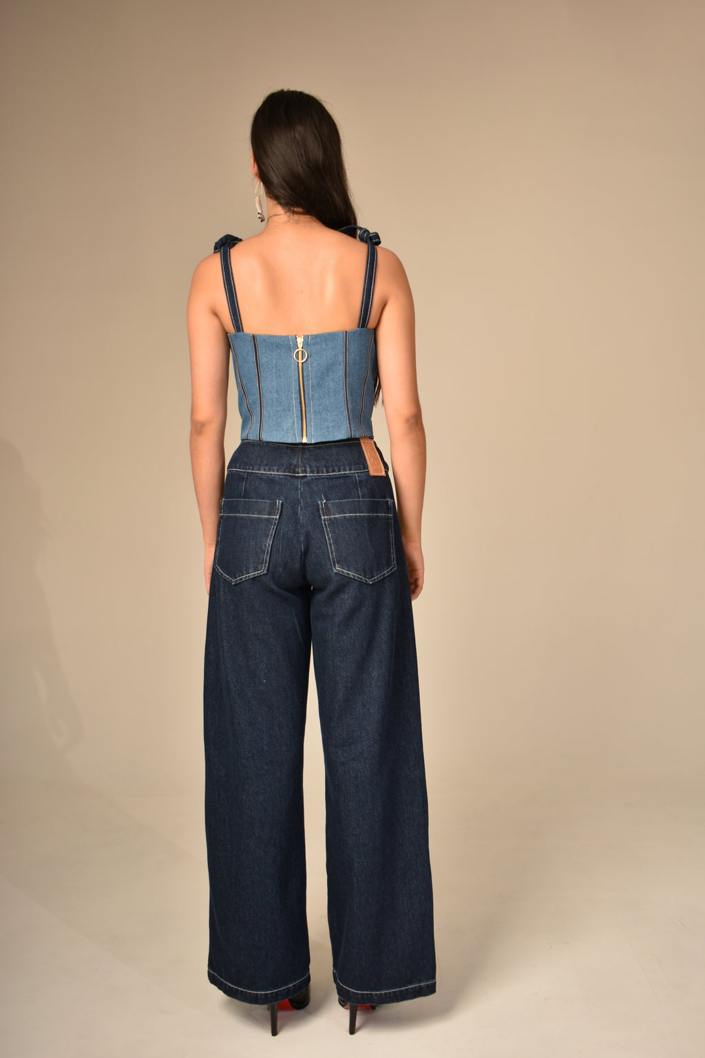 Corset Denim Bicolor
