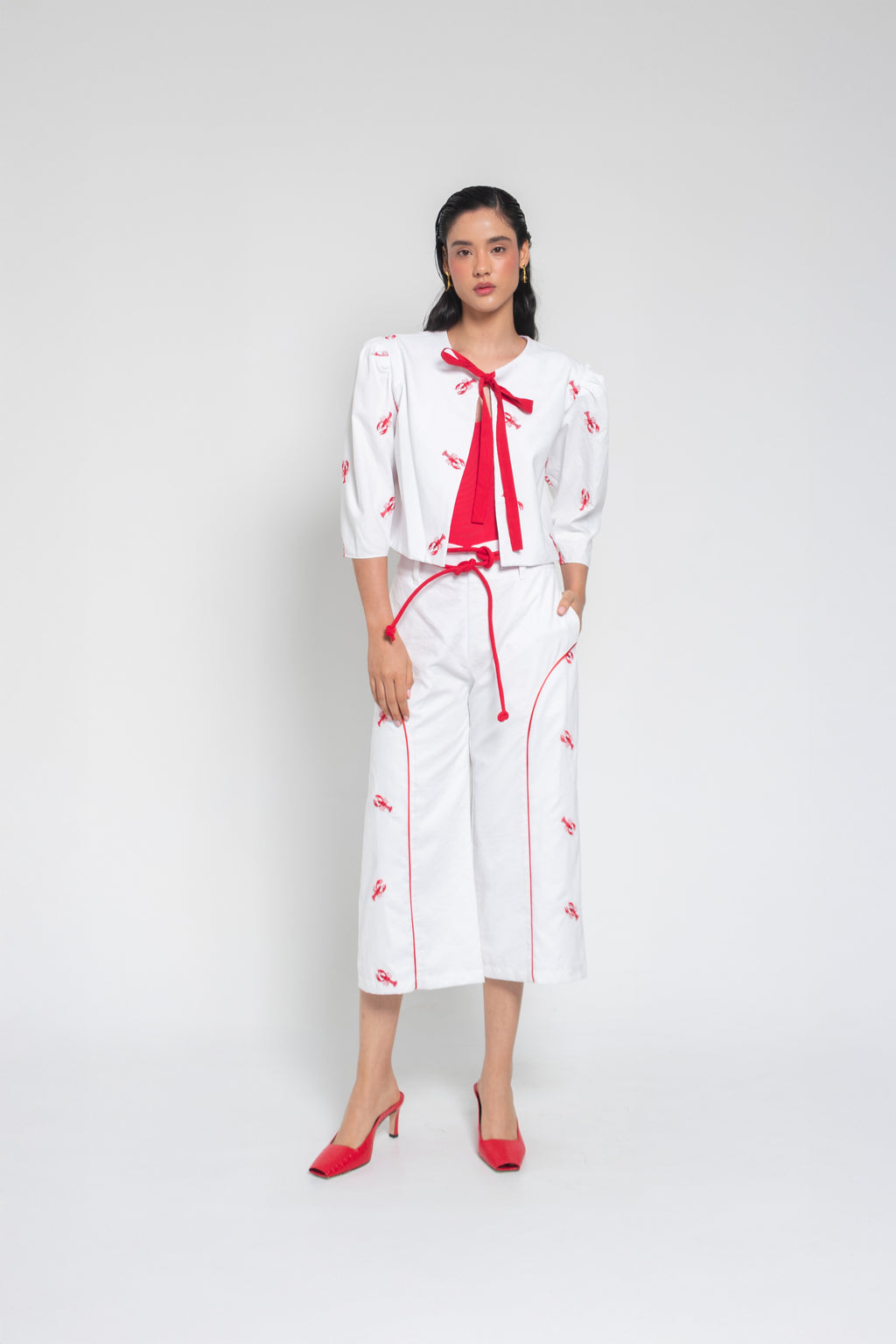 Chaqueta Cropped Langostas