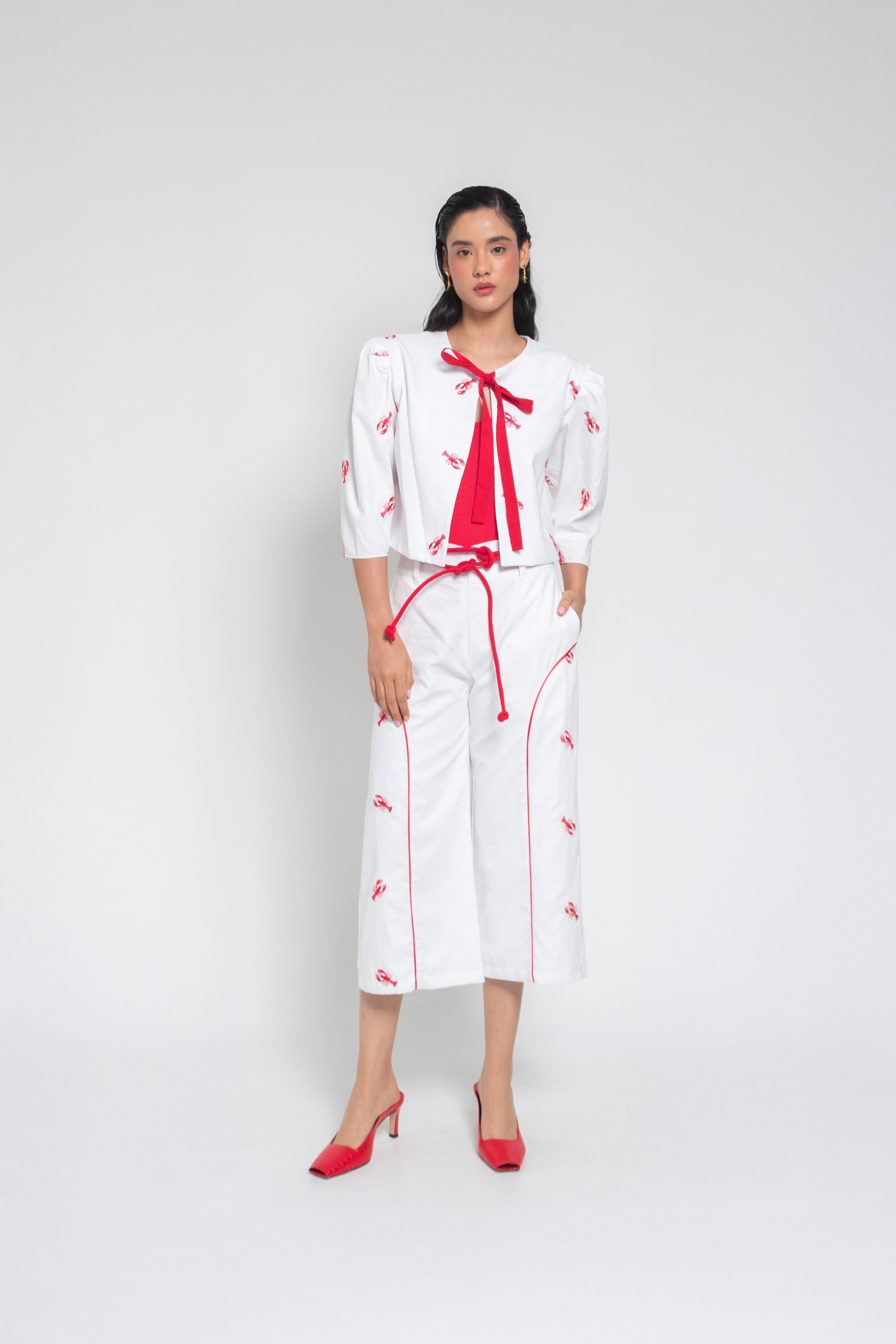 Chaqueta Cropped Langostas