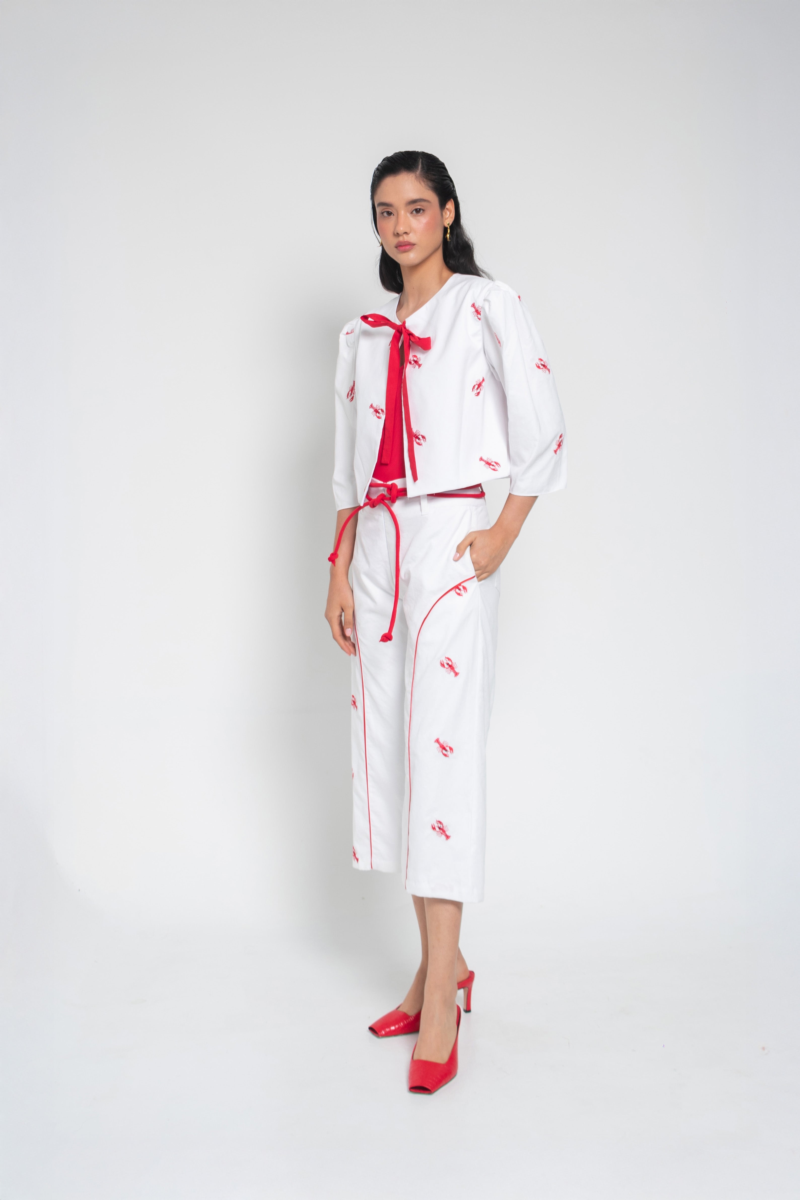 Chaqueta Cropped Langostas