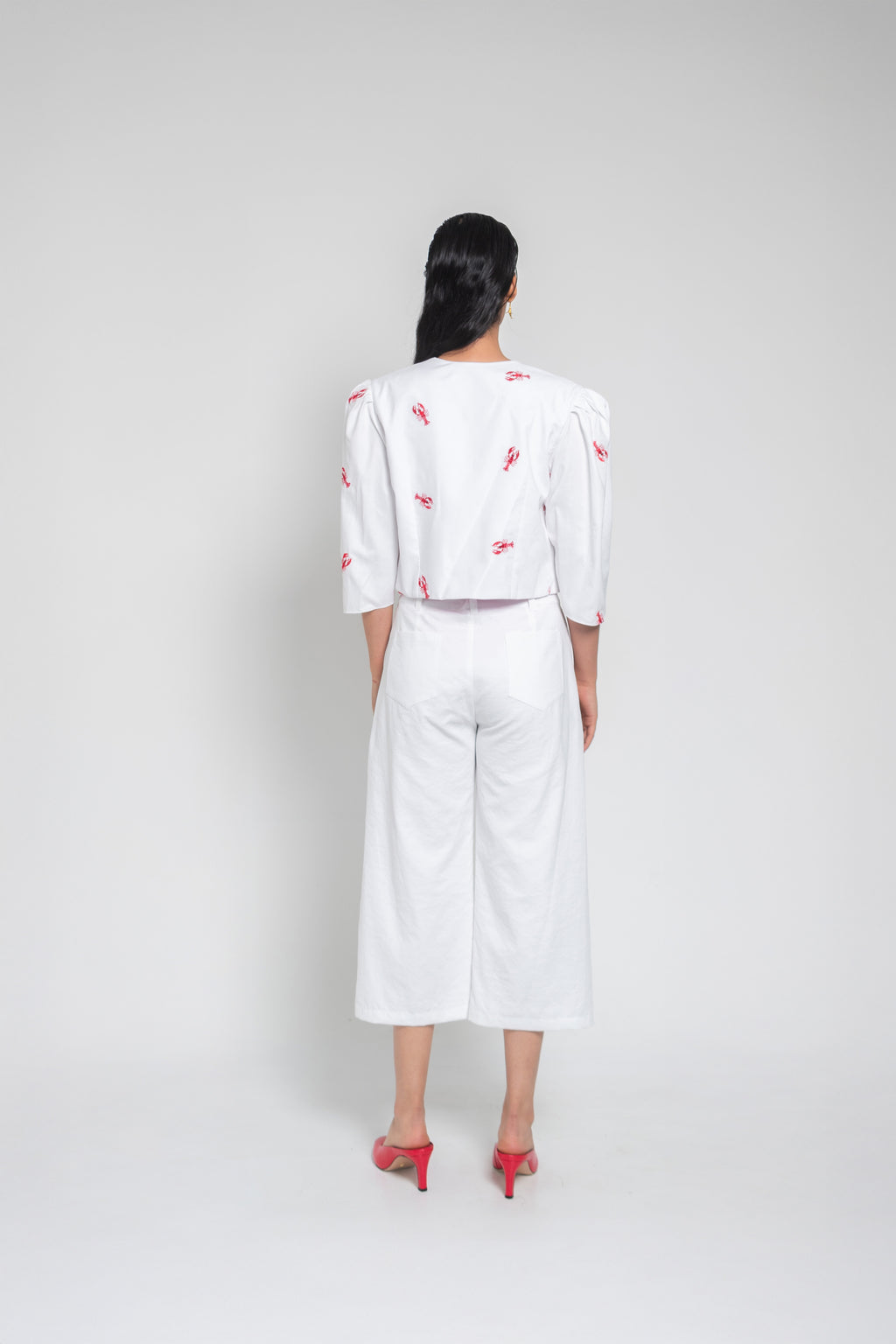 Chaqueta Cropped Langostas