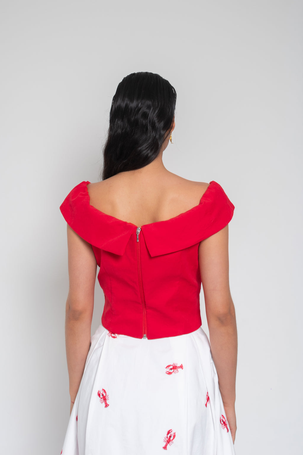 Crop Top Rojo
