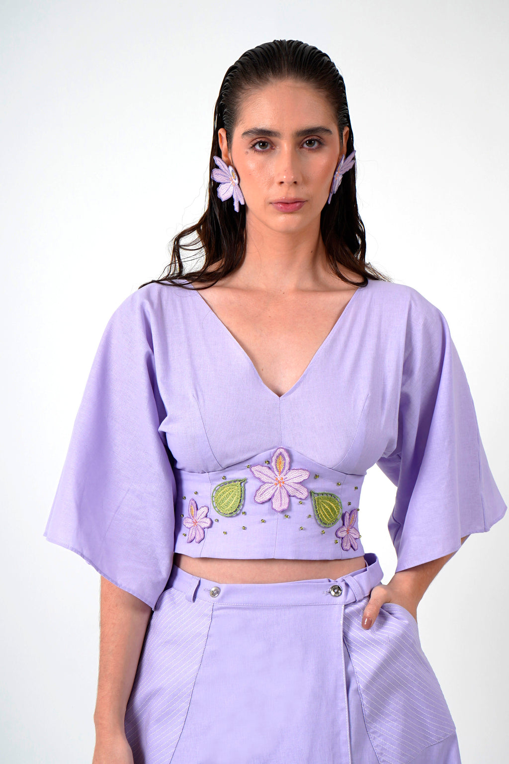 Top Lila Lirios