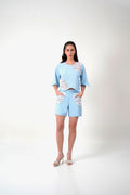 Short Bolsillos Azul