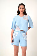 Blusa Ondas Azules