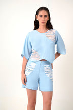 Blusa Ondas Azules