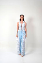Pantalón Cortes Azul