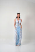 Pantalón Cortes Azul
