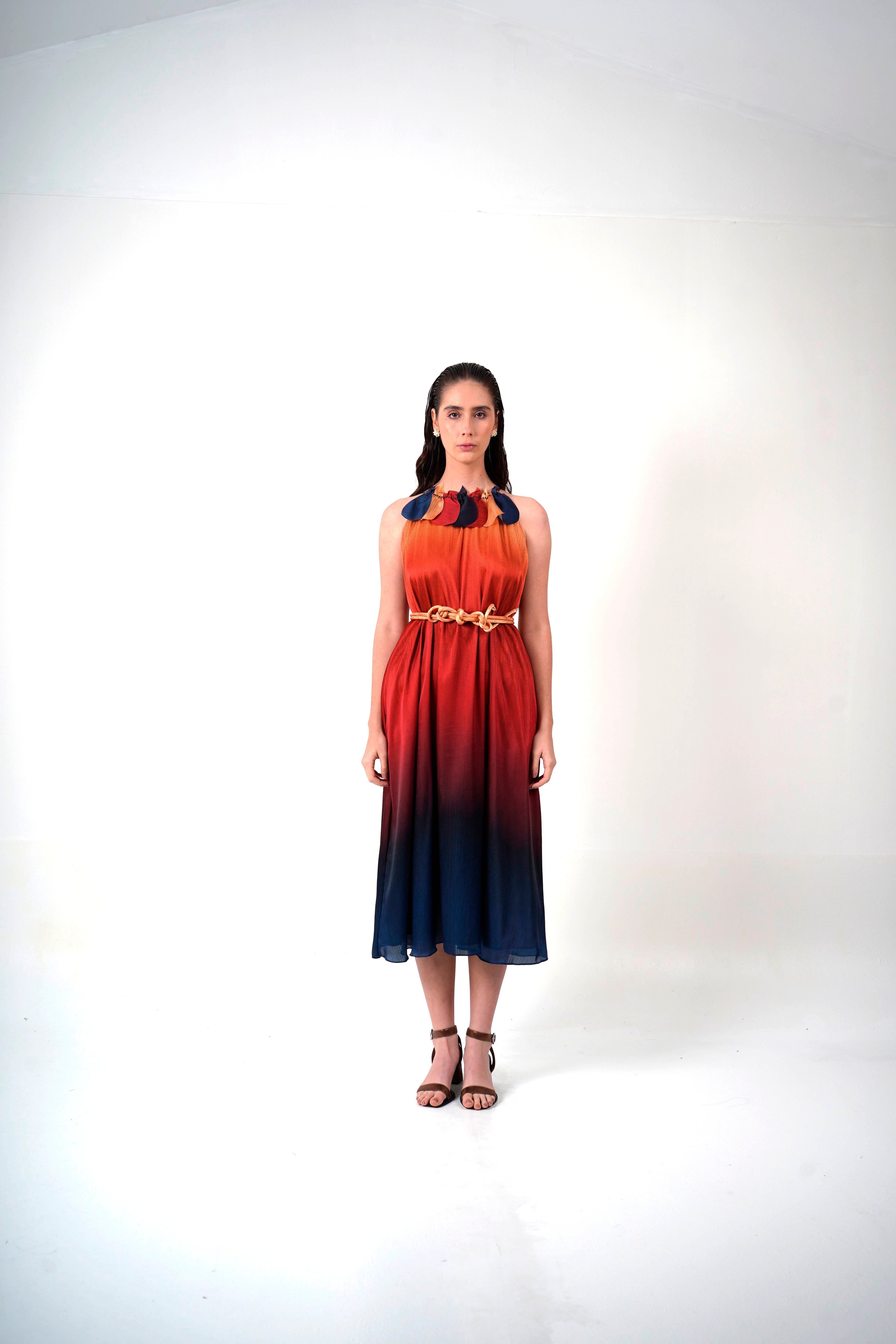 Vestido Halter Anochecer