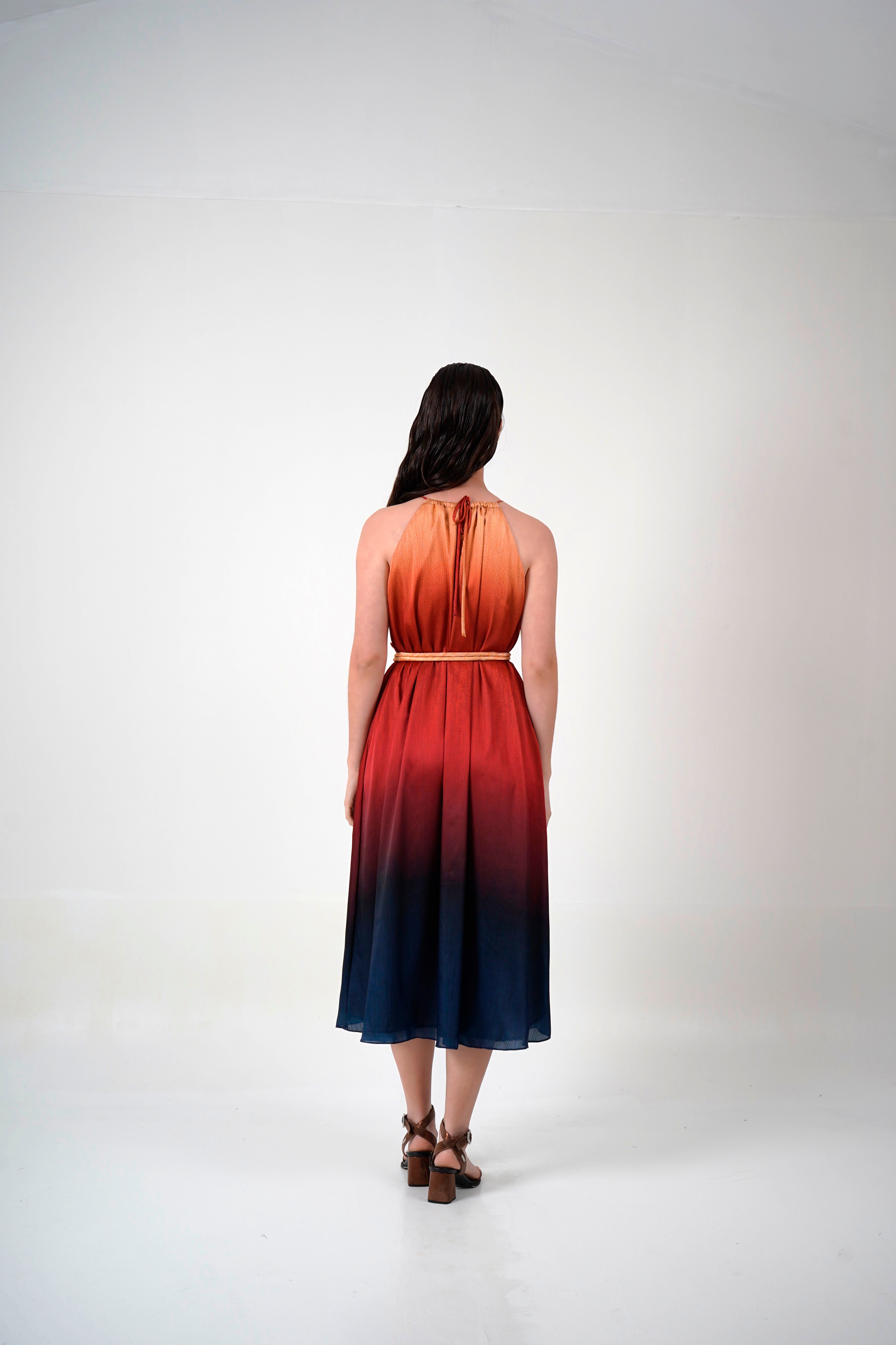 Vestido Halter Anochecer