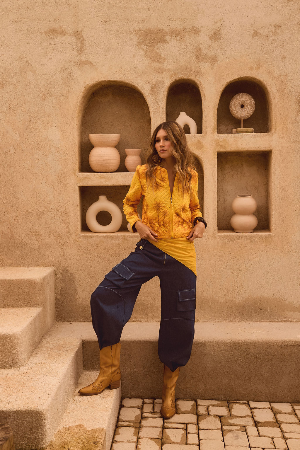 Pantalón Denim Arabesco