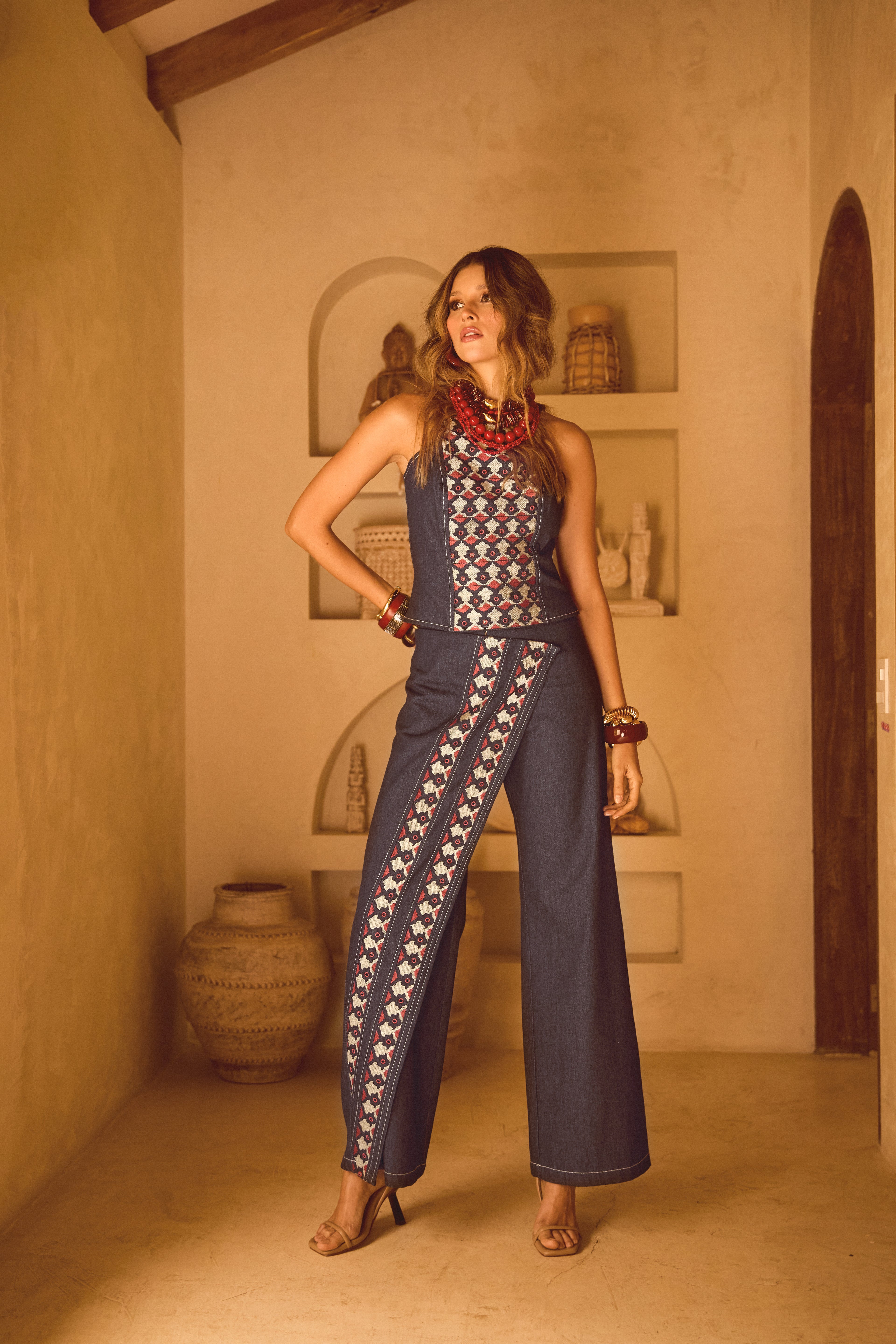 Pantalón Denim Asimetrico Cenafa
