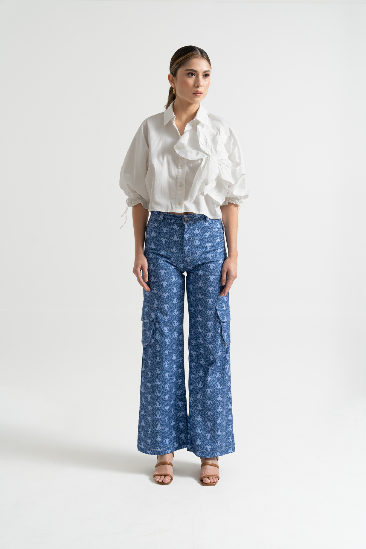 Pantalón Denim Ranas